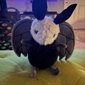 Jellycat Grey and Black Plush Bat